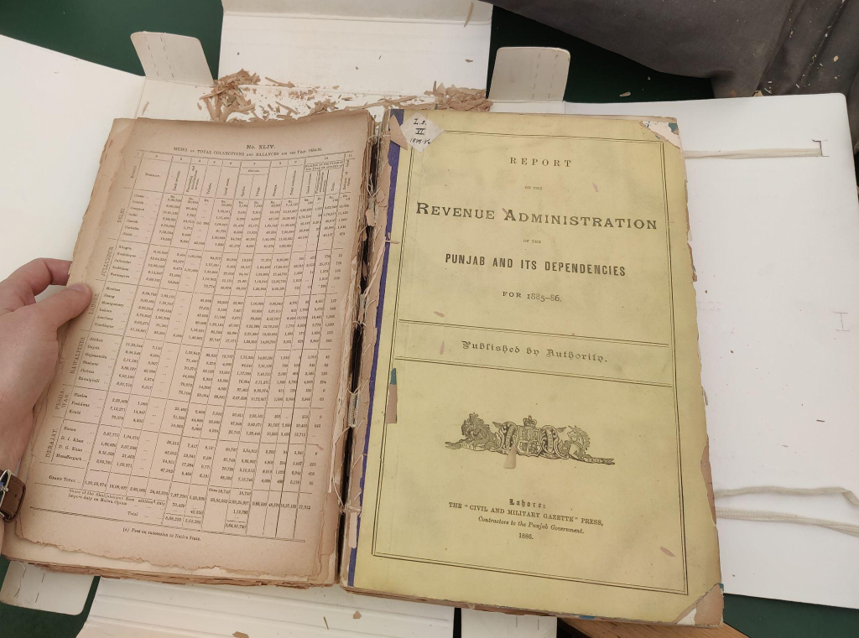 Example archival records at the British Library