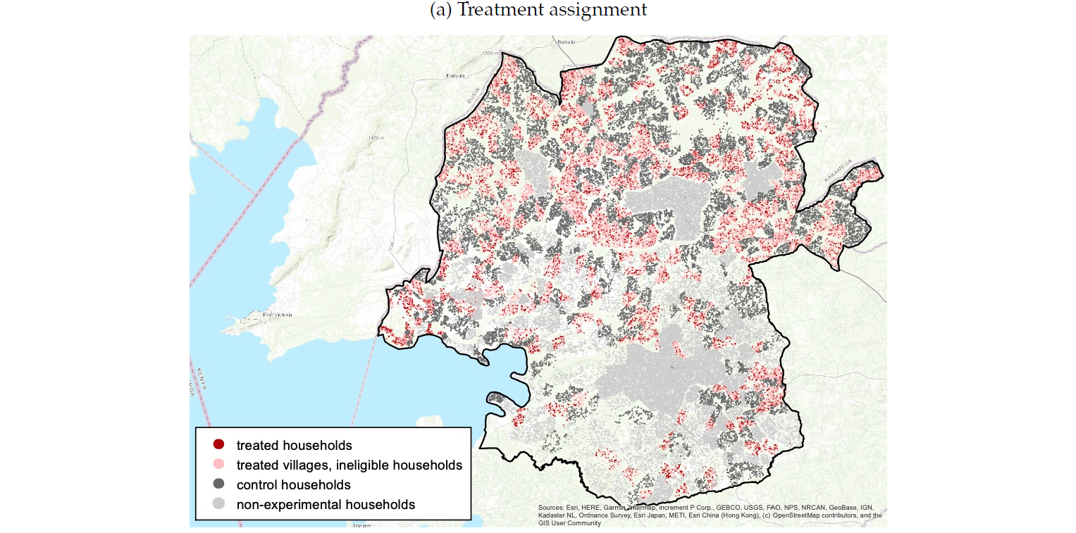 Geography of the Egger et al. (2022) experiment