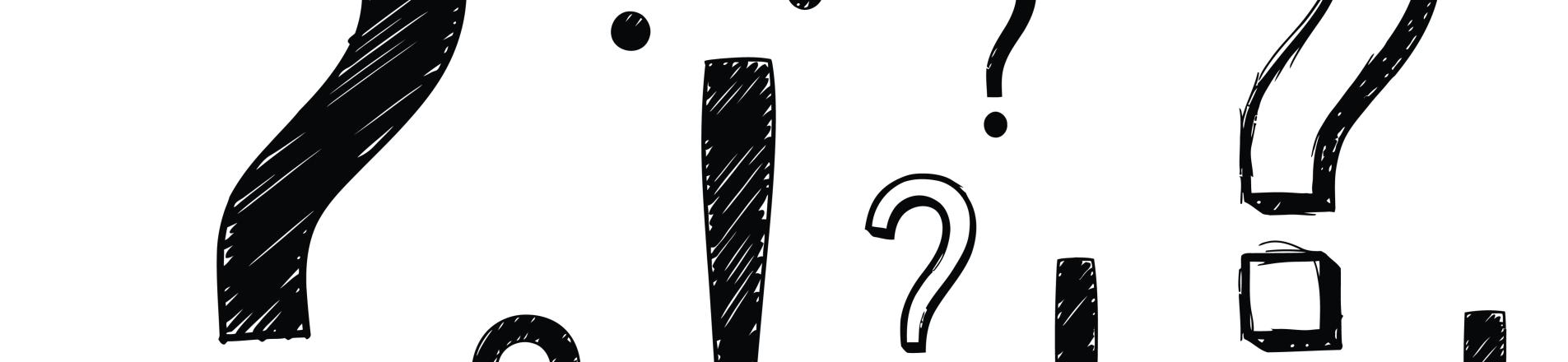 question marks
