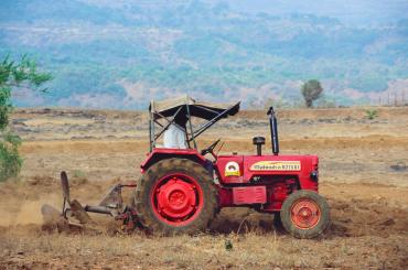 tractor in rural India
