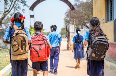 India school-going kids 