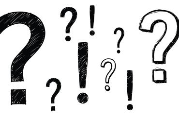 question marks